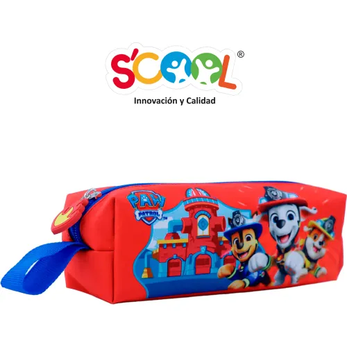Scool Set Escolar Mochila Con Ruedas Niño Kombat Paw Patrol