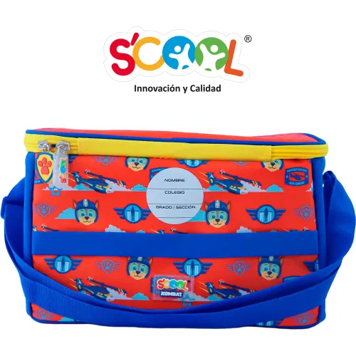 Scool Set Escolar Mochila Con Ruedas Niño Kombat Paw Patrol