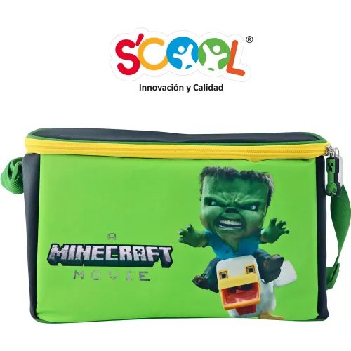 Scool Set Mochila Con Ruedas Niño Kombat Minecraft