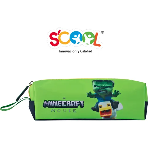 Scool Set Mochila Con Ruedas Niño Kombat Minecraft
