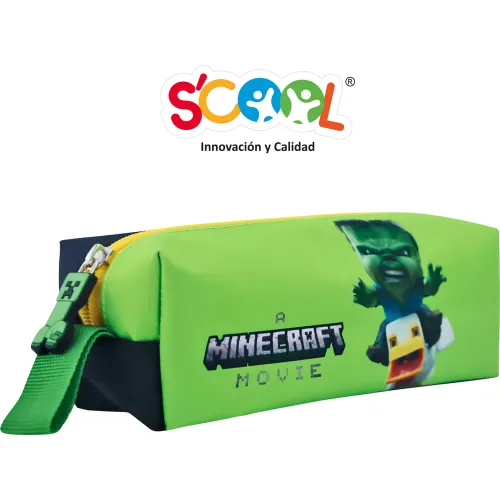 Scool Set Mochila Con Ruedas Niño Kombat Minecraft