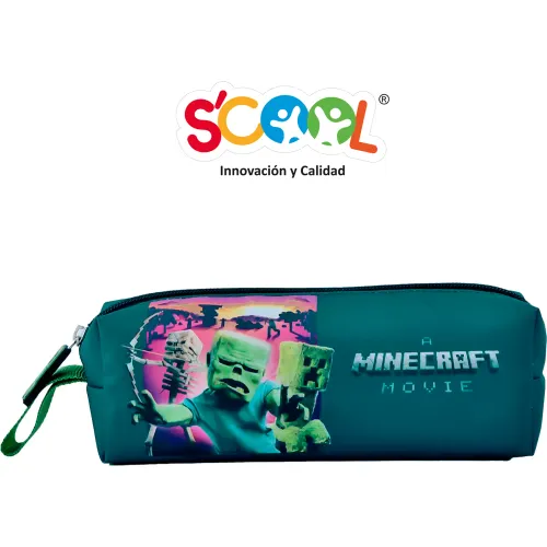 Scool Set Mochila Con Ruedas Niño Kombat Minecraft