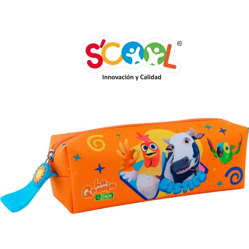 Scool Set Escolar Mochila Con Ruedas Niño Kombat Granja De Zenon