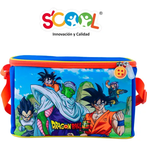 Scool Set Escolar Mochila Con Ruedas Niño Kombat Dragon Ball