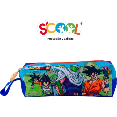 Scool Set Escolar Mochila Con Ruedas Niño Kombat Dragon Ball