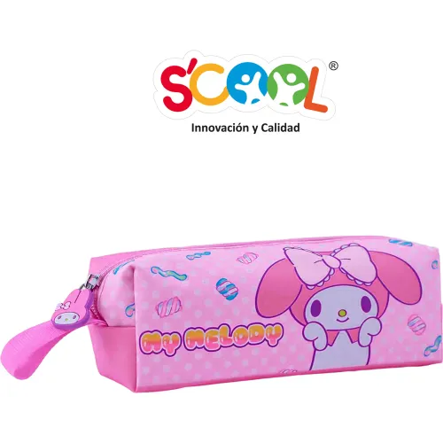 Scool Set Escolar Mochila Con Ruedas Niña Kombat My Melody
