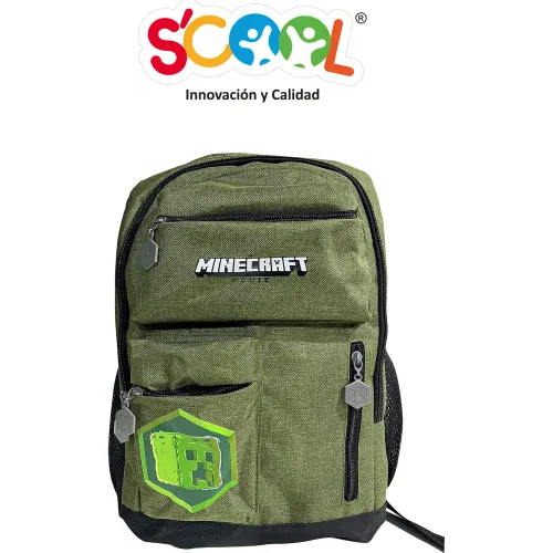SCOOL PLAY Mochila Niño Play Kawai Minecraft