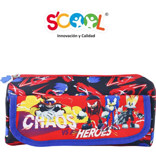Scool Cartuchera Niño Ranger Sonic
