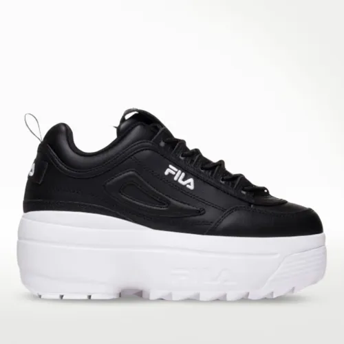 Fila Negro de Mujer modelo Zapatillas Urbanas Mujer Disruptor Ii Wedge negros blancos mujer 2025122621002682771 Sintético - textil Sintético