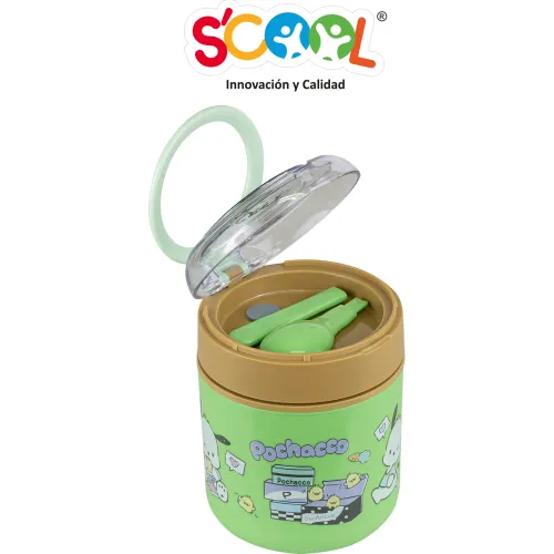 Scool Termo De Comida Niña 530ml Con Cuchara Pochacco