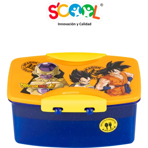 Scool  modelo Taper Niño 1.1 Lt Con División Y Cubiertos Dragon Ball 2025123017024453623  