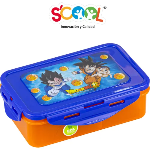 Scool modelo Taper Niño Recto 640ml Con División Interna Dragon Ball 2025123017024453629