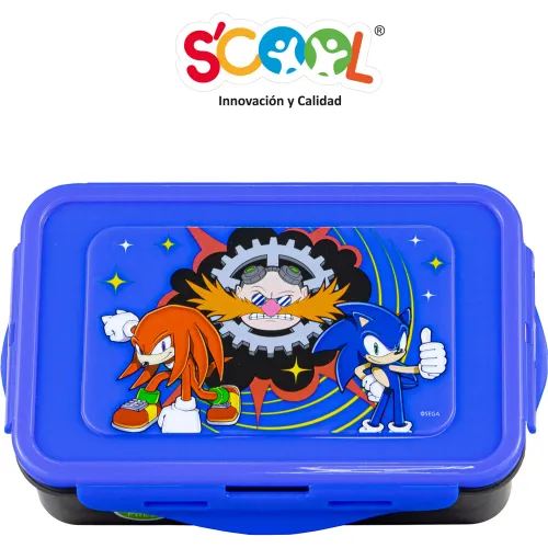 Scool Taper Niño Recto 640ml Con División Interna Sonic