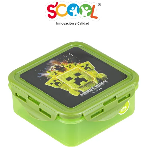 Scool  modelo Taper Niño Cuadrado 590ml Minecraft 2025123017024453647  