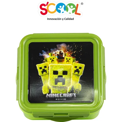 Scool Taper Niño Cuadrado 590ml Minecraft