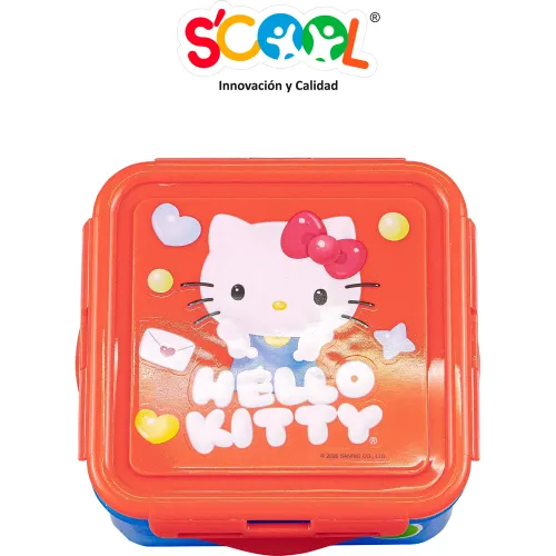 Scool Taper Cuadrado Niña 590ml Hello Kitty