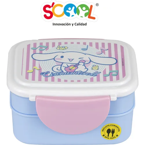 Scool Taper Niña Lonchera Con Cubiertos Cinnamoroll