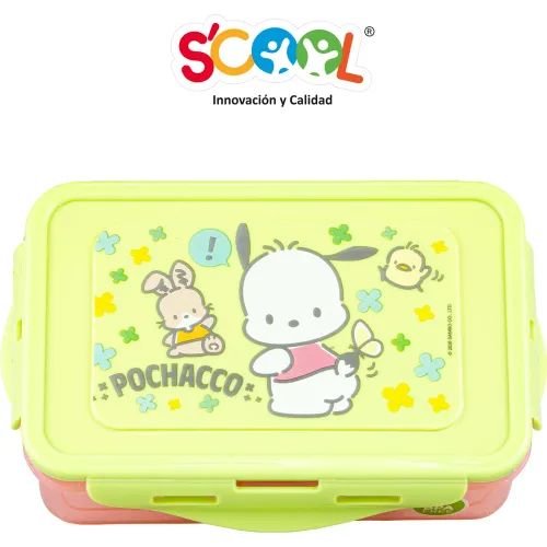 Scool Taper Recto Niña Con División Interna 640ml Pochacco