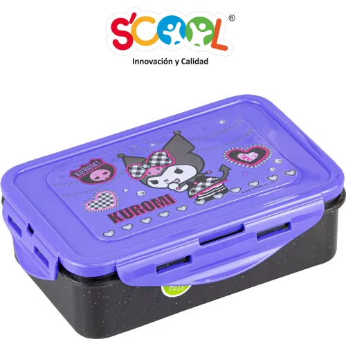 Scool modelo Taper Recto Niña Con División Interna 640ml Kuromi 2025123017024453701