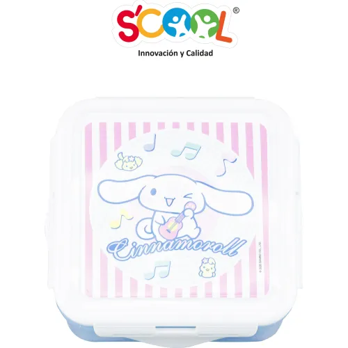 Scool Taper Cuadrado Niña 590ml Cinnamoroll