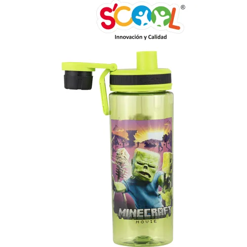 Scool Tomatodo Niño Con Tapa Rosca 600ml Minecraft