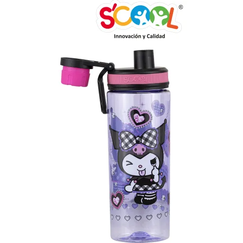 Scool Tomatodo Niña Con Tapa Rosca 600ml Kuromi