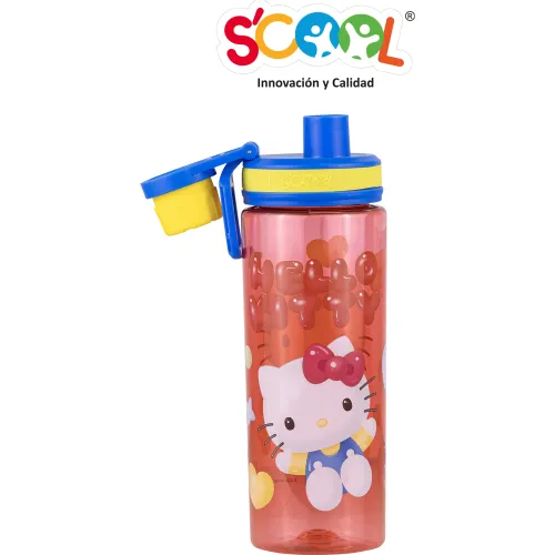 Scool Tomatodo Niña Con Tapa Rosca 600ml Hello Kitty