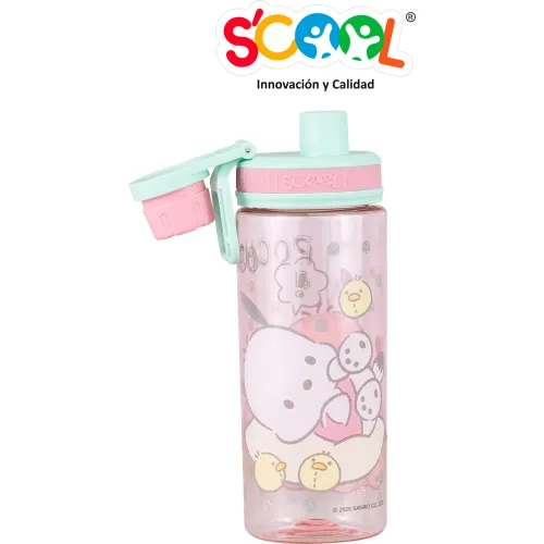 Scool Tomatodo Niña Con Tapa 500ml Rosca Pochacco