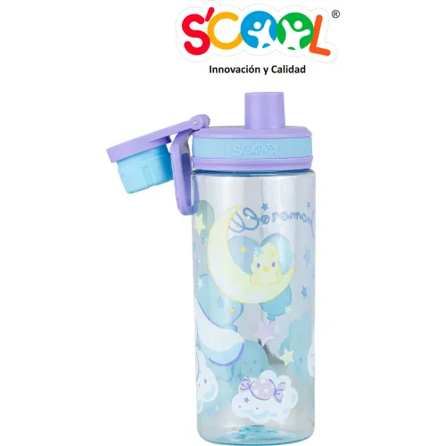 Scool Tomatodo Niña Con Tapa 500ml Rosca Cinnamoroll