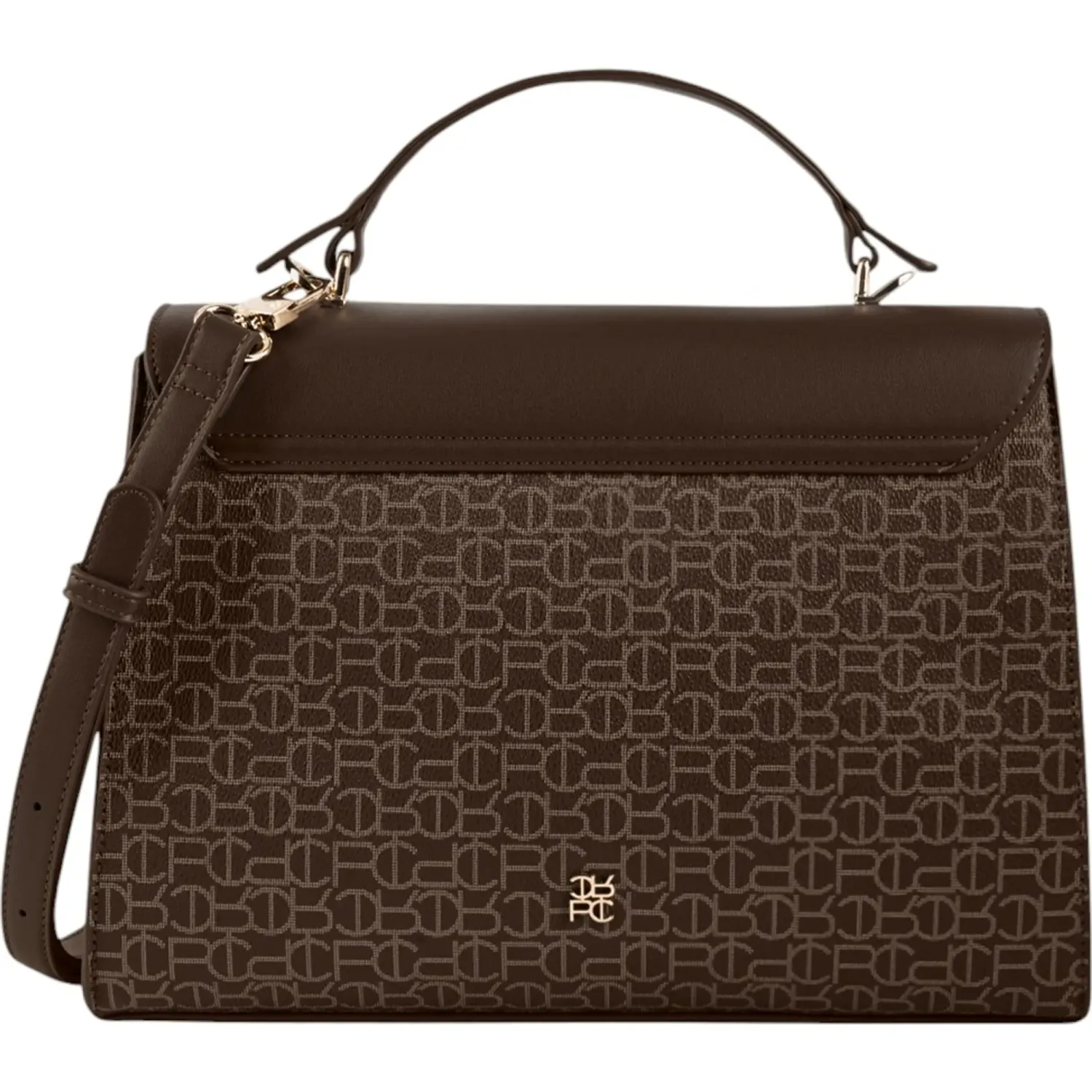 Bolso Crepier Mujer Flap Renata Mediano color marron | Platanitos
