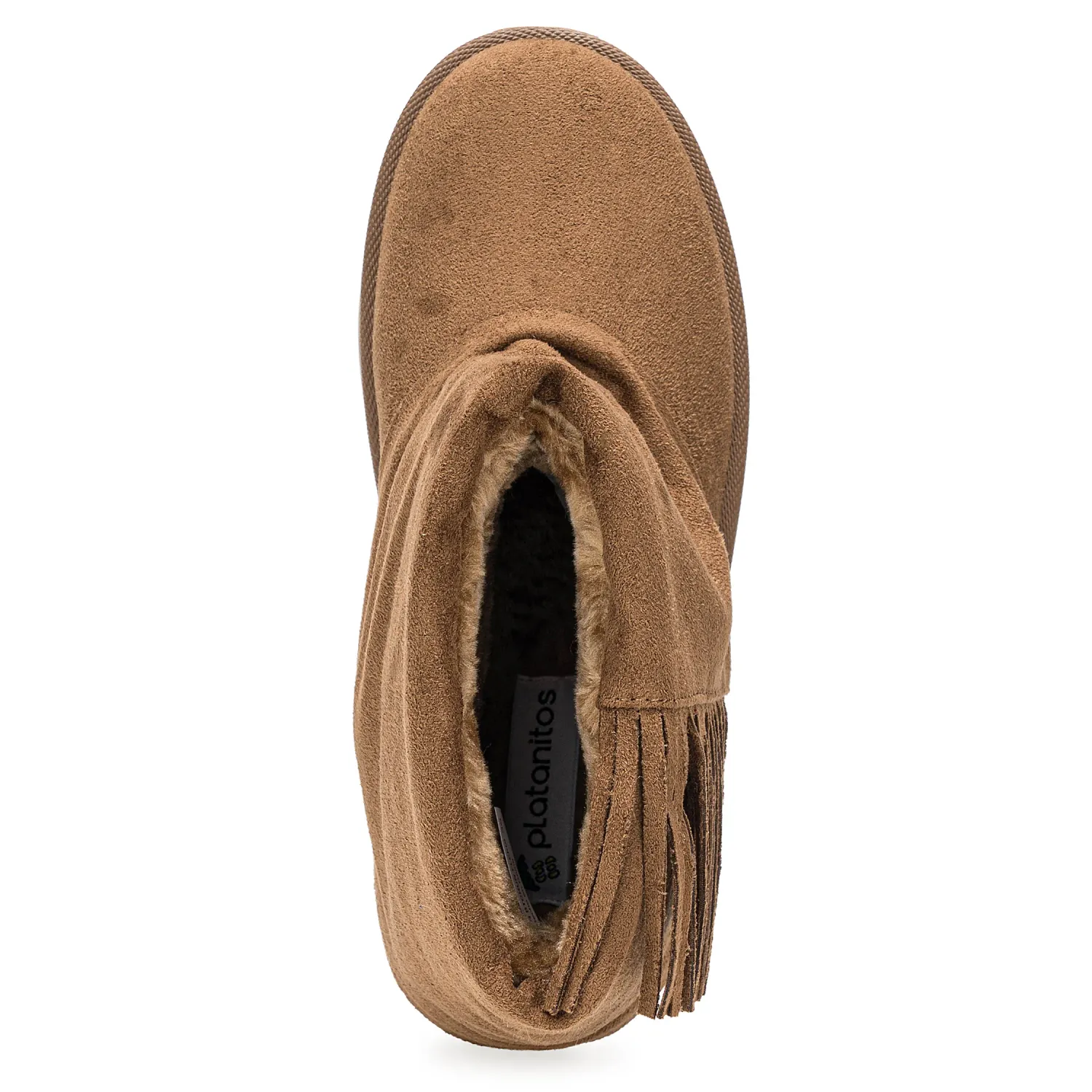 Botin Platanitos Dama Btchun Flekis color camello oscuro | Platanitos