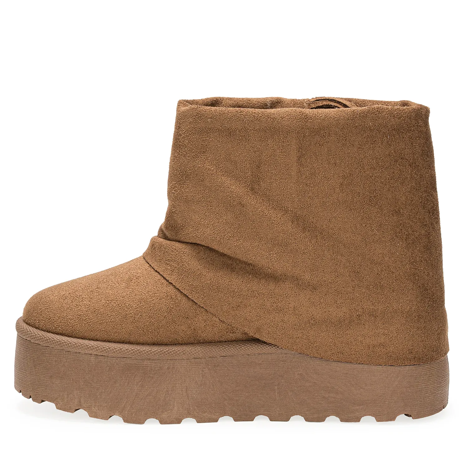 Botin Platanitos Dama Btchun Flekis color camello oscuro | Platanitos