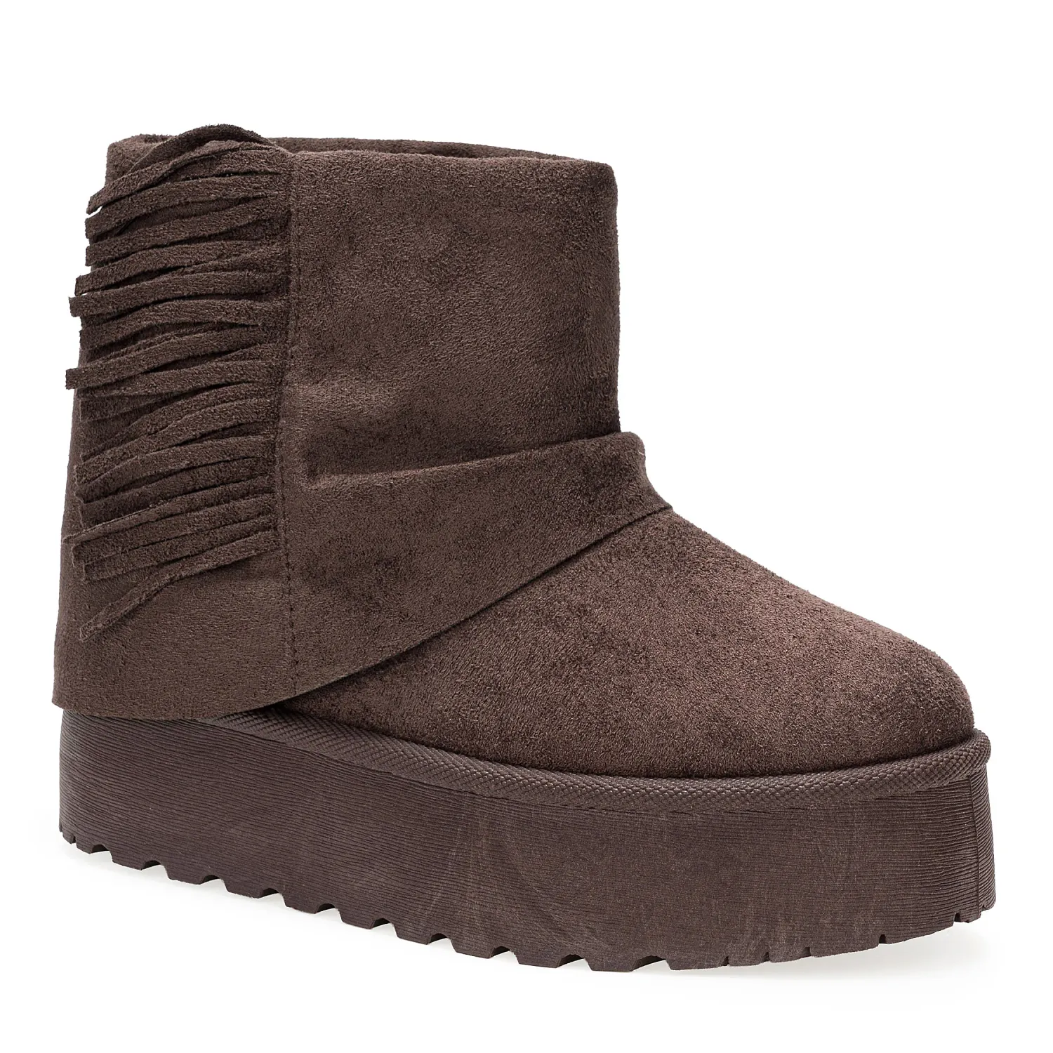 Botin Platanitos Dama Btchun Flekis color marron oscuro. | Platanitos