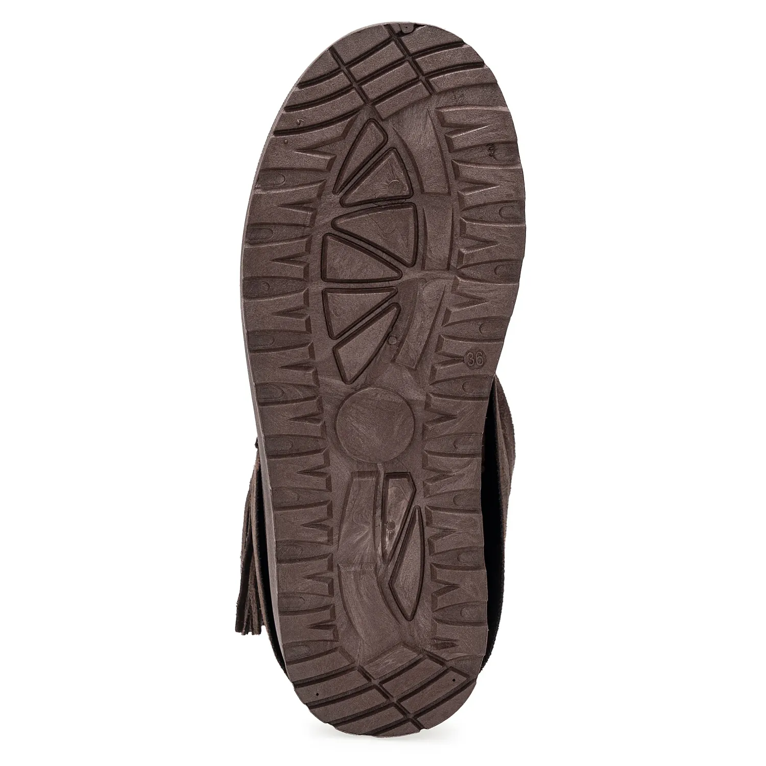 Botin Platanitos Dama Btchun Flekis color marron oscuro. | Platanitos
