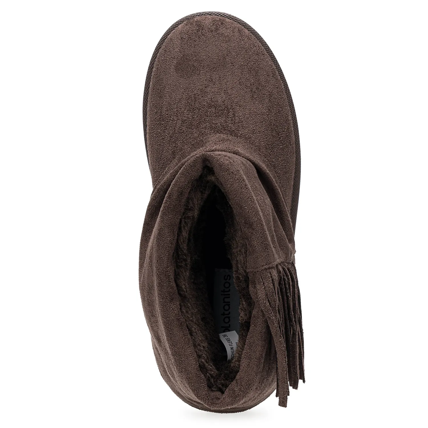 Botin Platanitos Dama Btchun Flekis color marron oscuro. | Platanitos