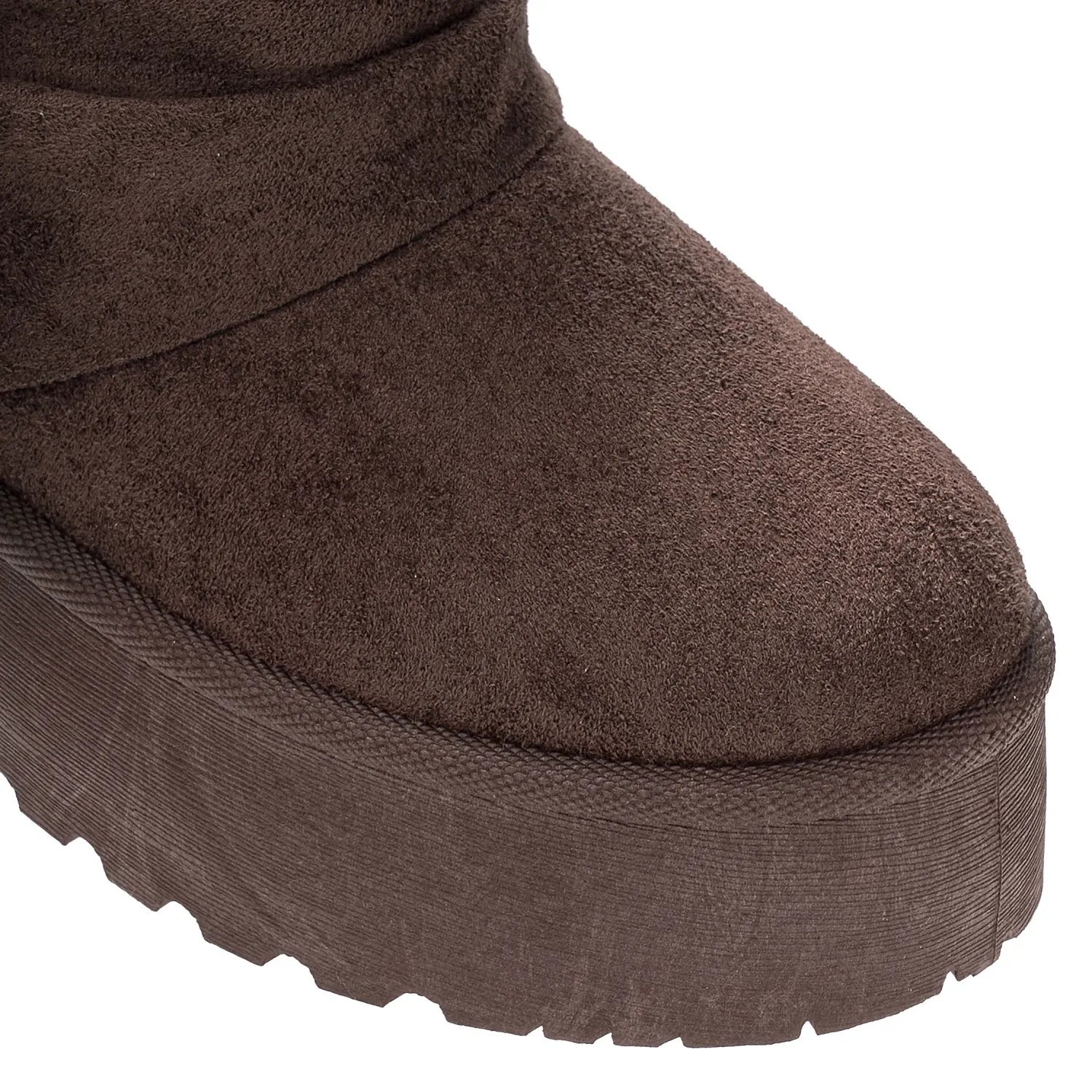 Botin Platanitos Dama Btchun Flekis color marron oscuro. | Platanitos