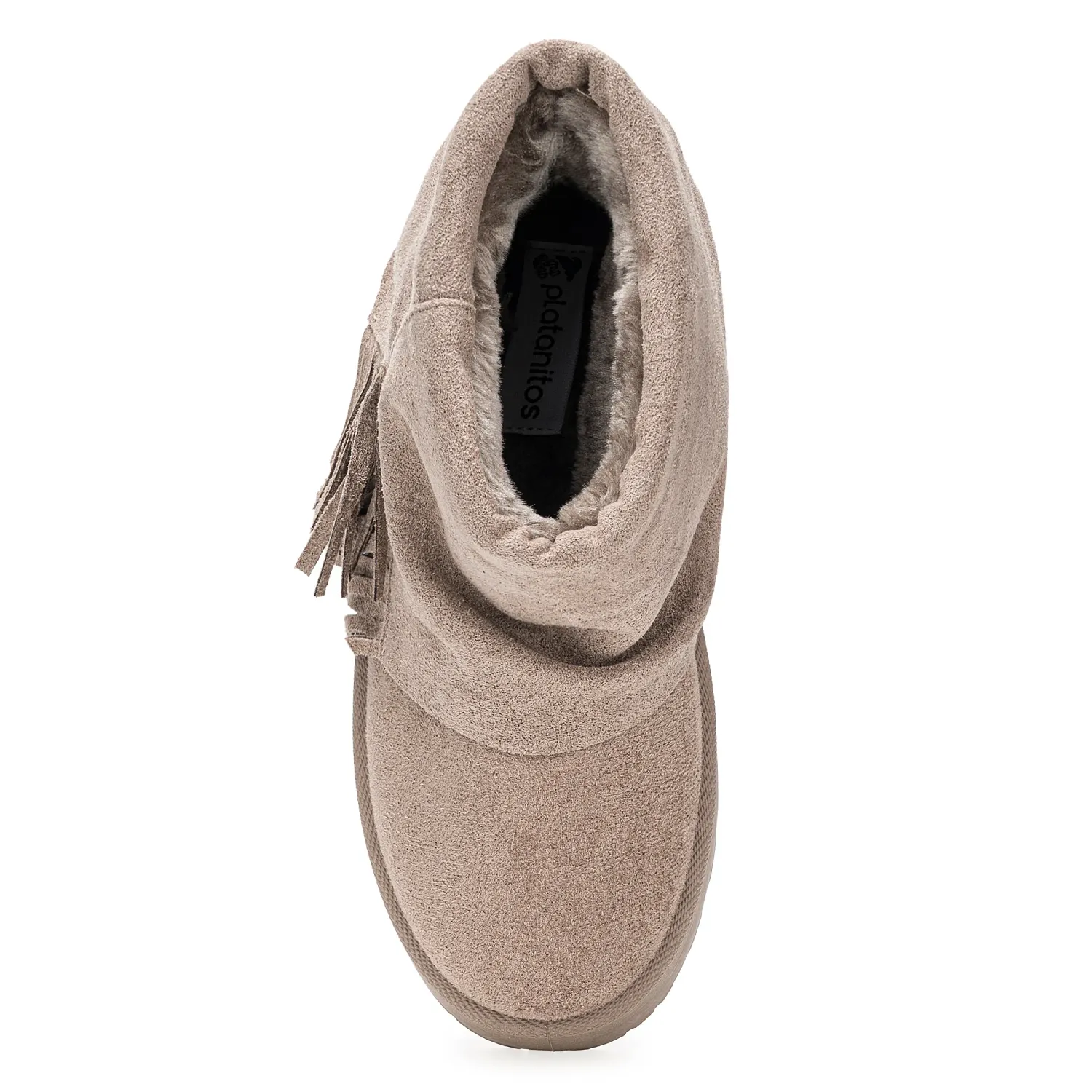 Botin Platanitos Dama Btchun Flekis2 color topo | Platanitos