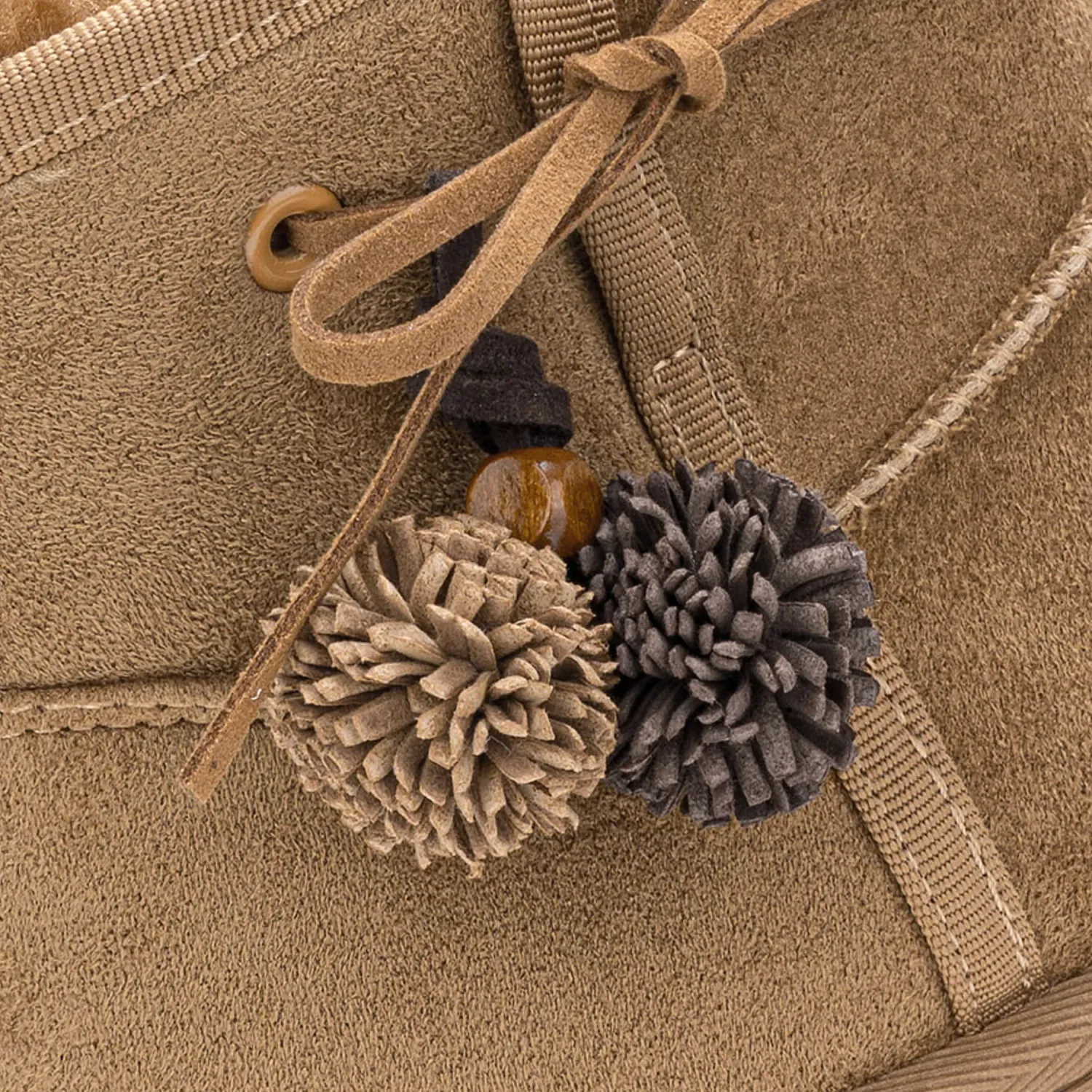Botin Platanitos Dama Btchun Qapac color camel | Platanitos