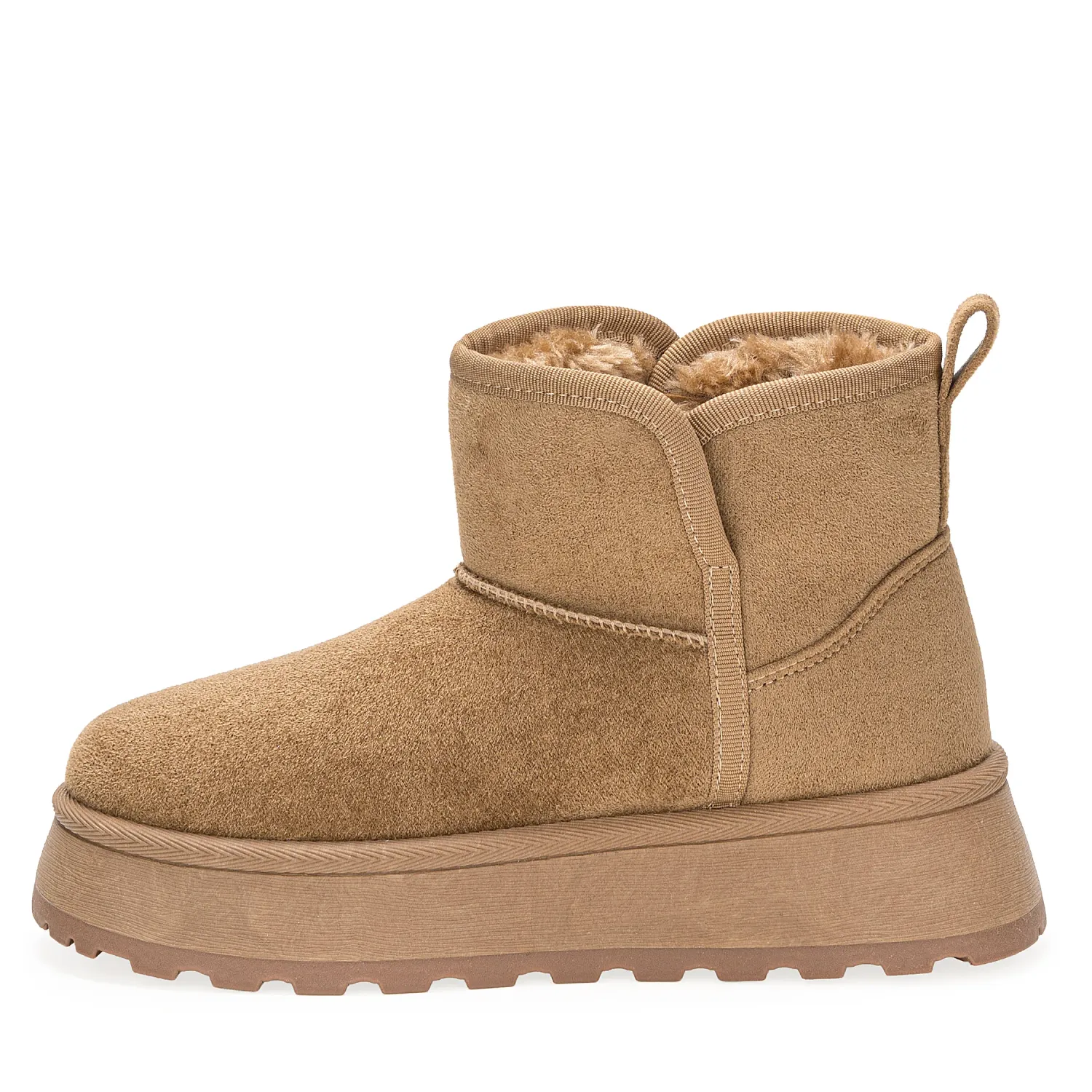 Botin Platanitos Dama Btchun Qapac color camel | Platanitos