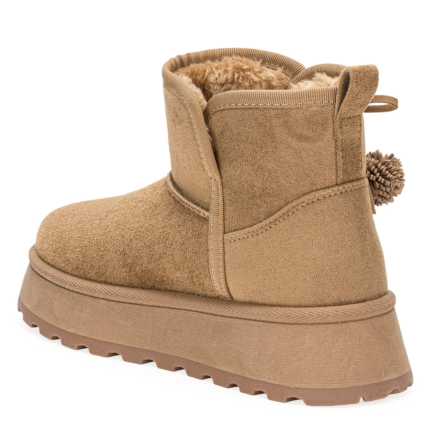 Botin Platanitos Dama Btchun Qapac color camel | Platanitos