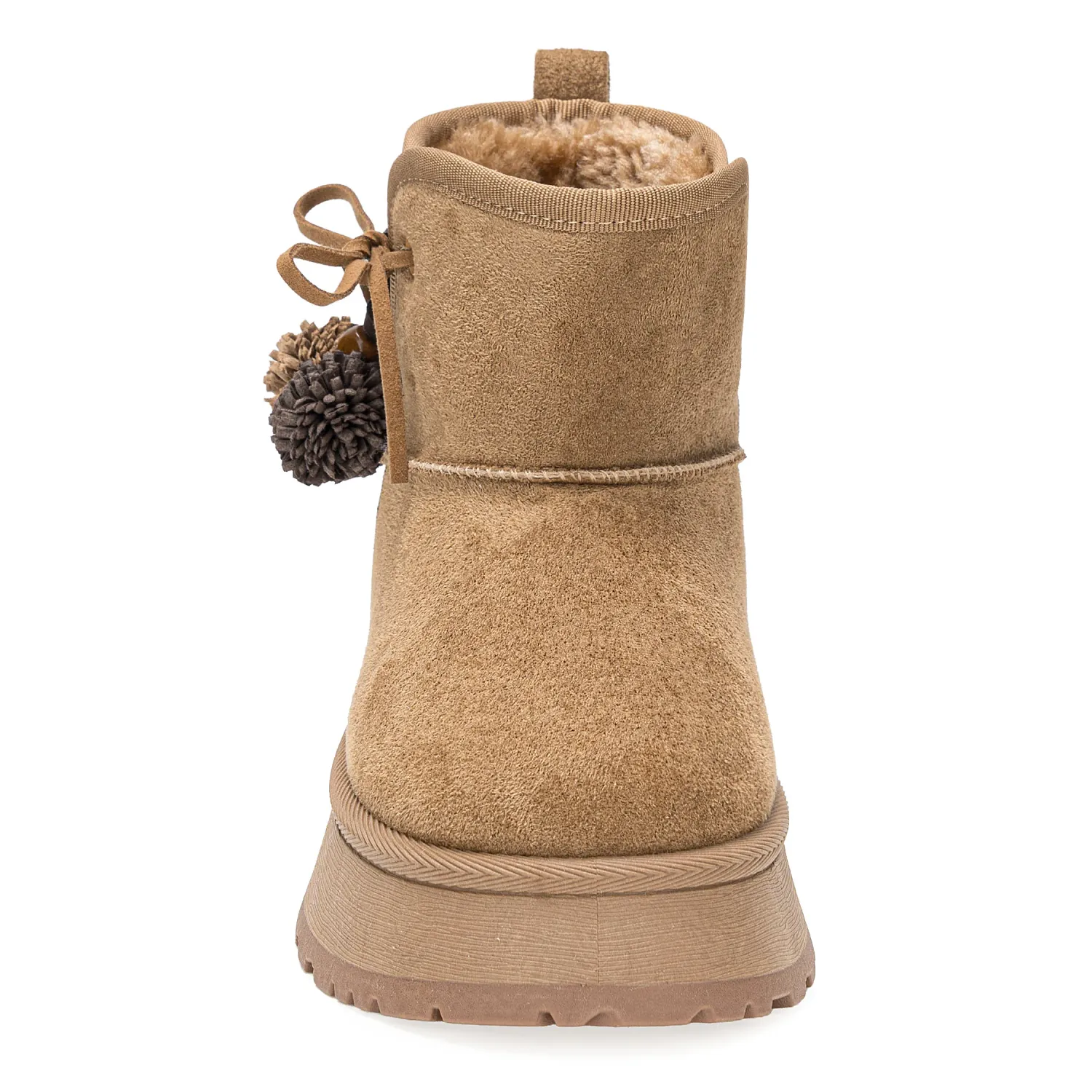 Botin Platanitos Dama Btchun Qapac color camel | Platanitos