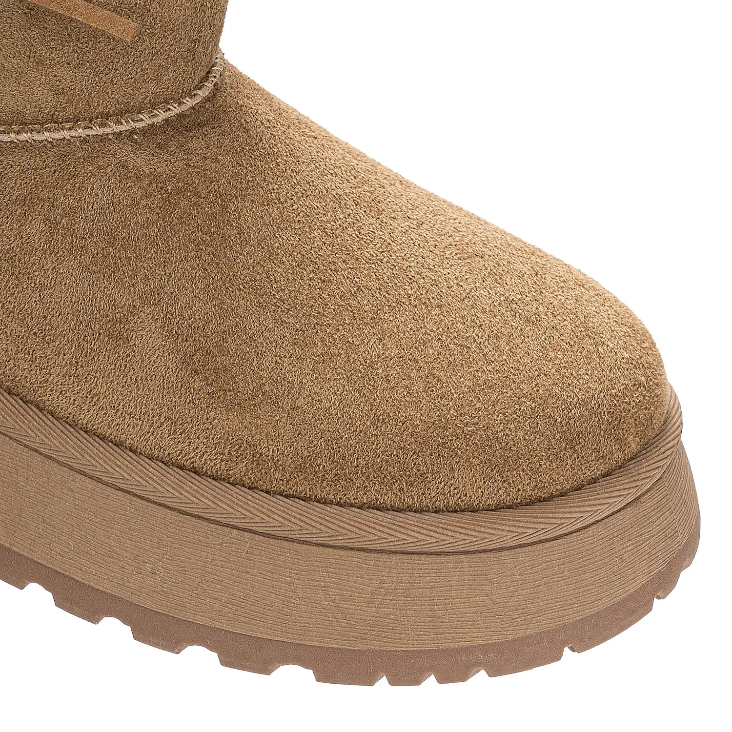 Botin Platanitos Dama Btchun Qapac color camel | Platanitos