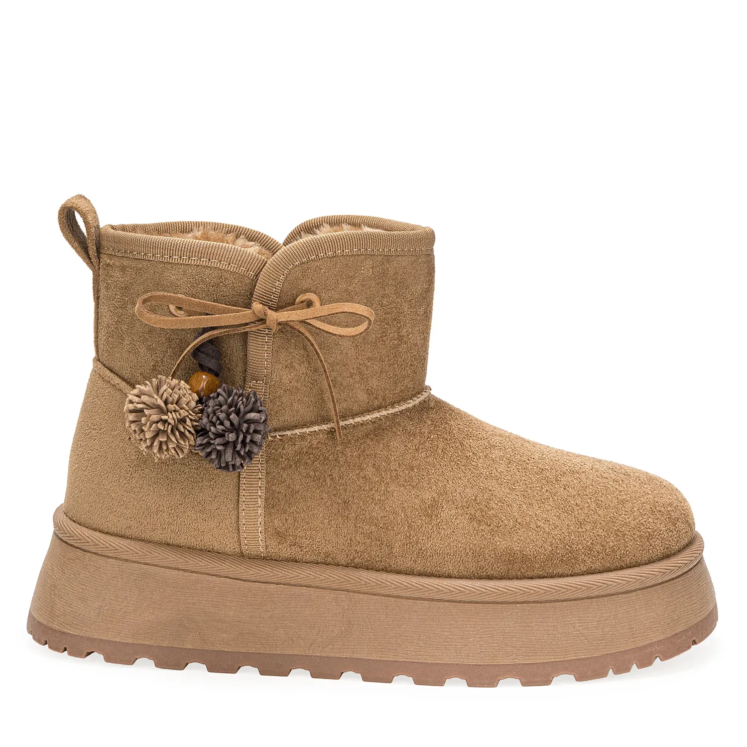 Botin Platanitos Dama Btchun Qapac color camel | Platanitos
