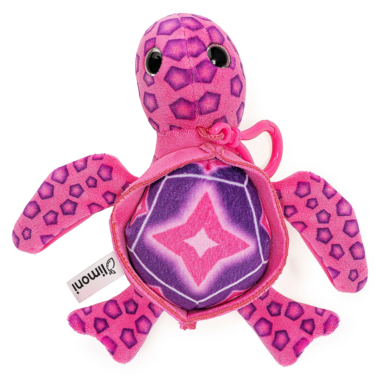 LIMONI Llavero Limoni Tortu color fucsia | Platanitos