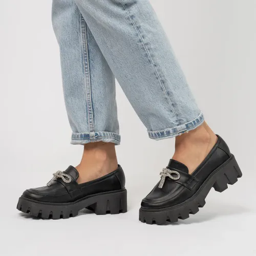 KUNCA Negro de Mujer modelo Oxford Mujer Grace negros mujer 2026010817201170937 CUERO VEGANO CUERO VEGANO