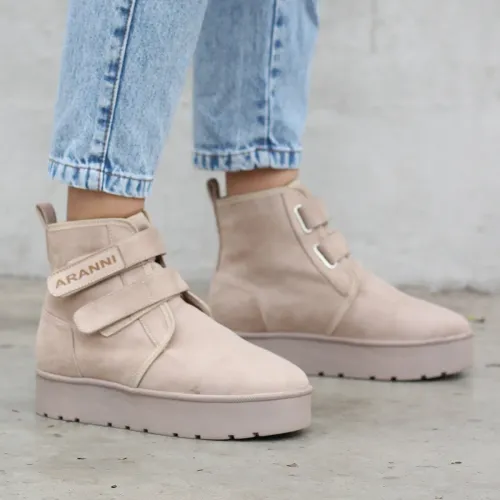 KUNCA Beige de Mujer modelo Botines Mujer Joselyn beiges mujer 2026010817201171081 CUERO VEGANO CUERO VEGANO