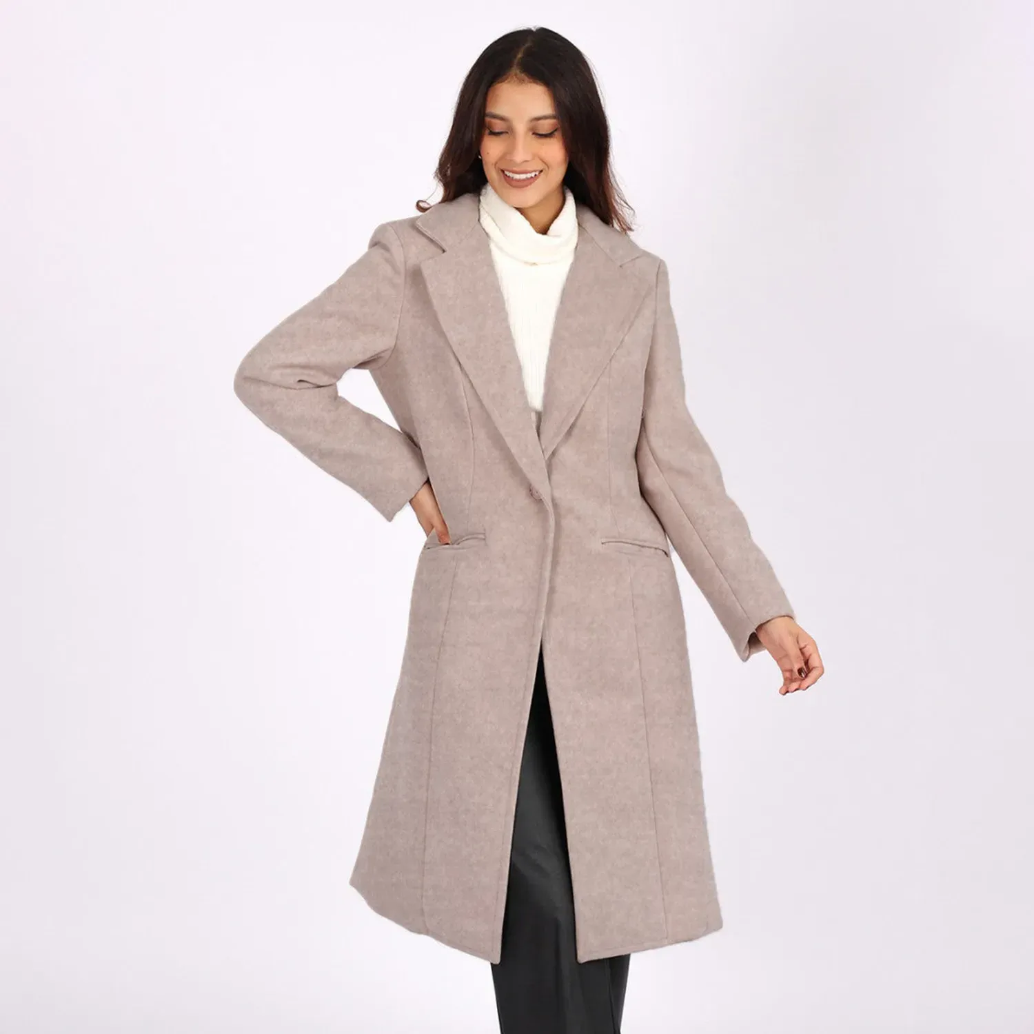 Saco Kunca Mujer Arya color gris | Platanitos