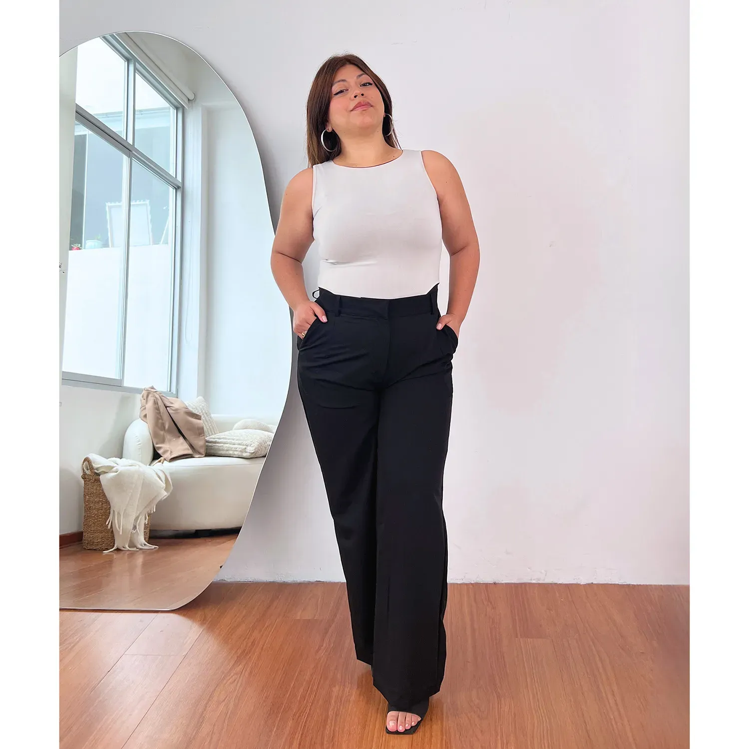 Pantalón Kunca Mujer Miranda color negro | Platanitos