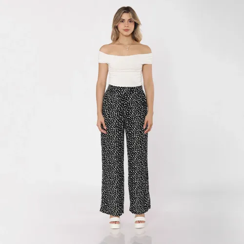 Mujer KUNCA Negro Pantalón Mujer Print