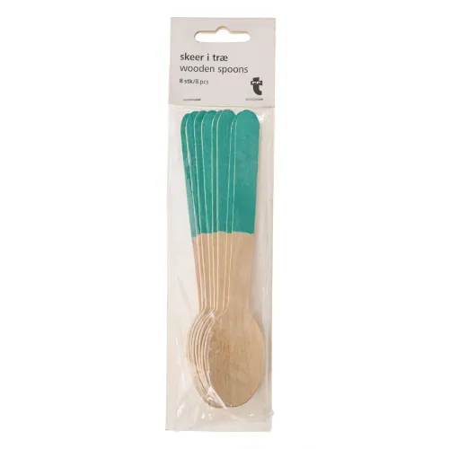 FLYING TIGER Verde modelo Cucharas De Madera Descartable 8 Pcs 30197521 verdes 2026010913000760559  